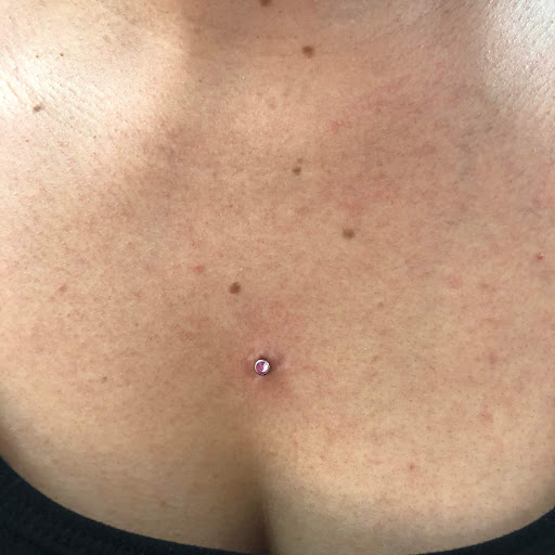 Explore full neck tattoo ideas, creative tattoo ideas in Nampa, available at Hippie Hoops and Holes