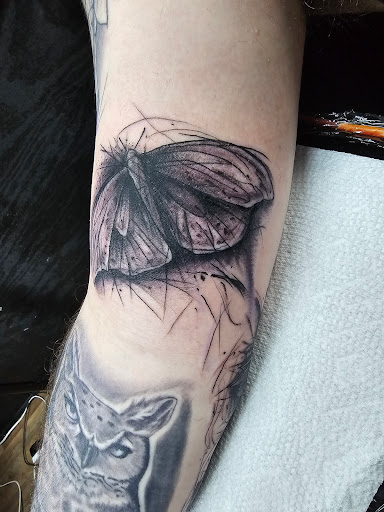Explore arm blackout tattoo ideas, creative tattoo ideas in Shallotte, available at Ocean Isle Ink & Piercing