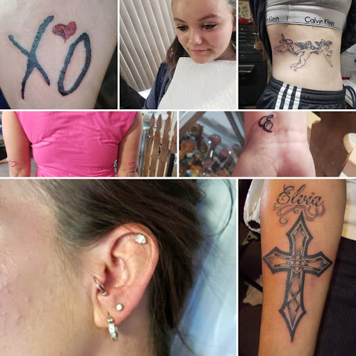 Explore grandparent tattoo ideas, creative tattoo ideas in Elko, available at Tom Custom Tattoos and Body Piercing Studio