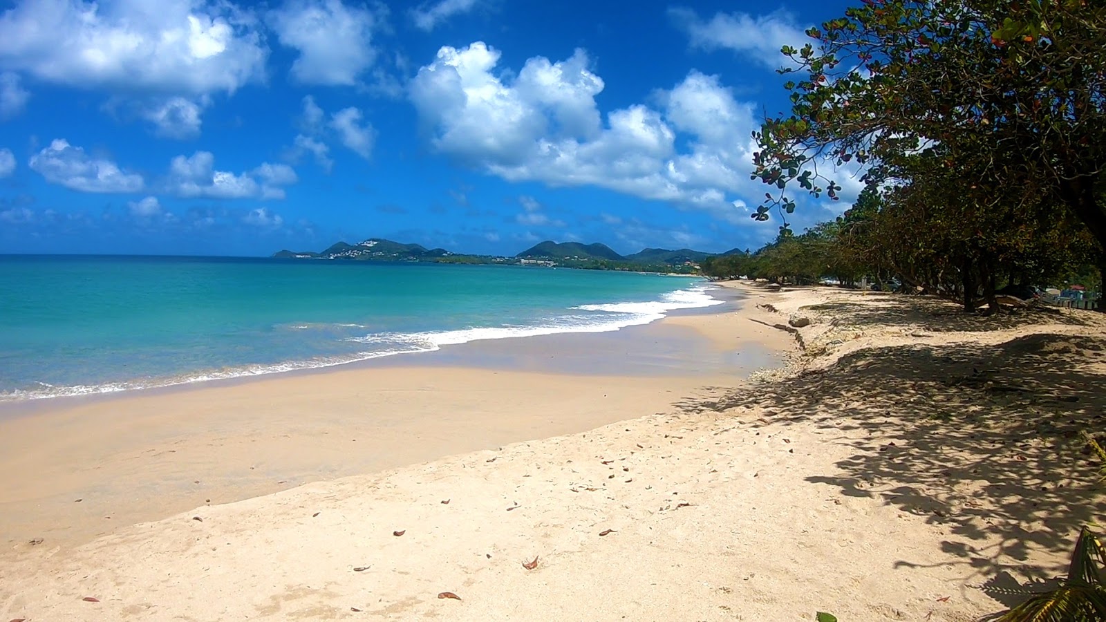 Foto van Vigie beach met turquoise puur water oppervlakte