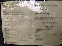 Carte du La Cuisine Du Boucher à Saint-Quentin-la-Poterie