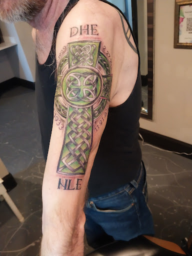 Explore 2 initial tattoo ideas, creative tattoo ideas in Myrtle Beach, available at Elite Ink Tattoos of Myrtle Beach