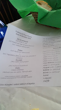 Trattoria Del Pesce Povero à Orbetello menu