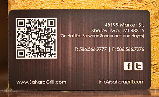 Mediterranean Restaurant «Sahara Mediterranean Grill - Hall Road», reviews and photos, 45199 Market St, Shelby Charter Township, MI 48315, USA