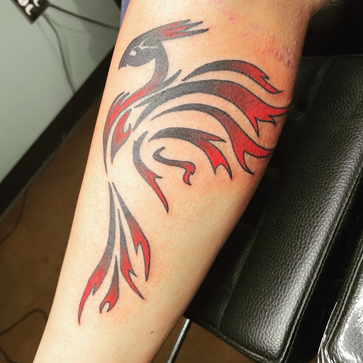 Explore women leg tattoo ideas, creative tattoo ideas in Albuquerque, available at Archetype Tattoo Studio