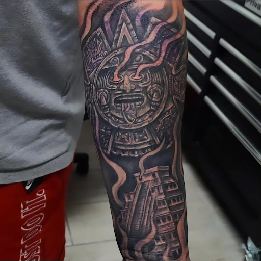 Explore blue tattoo ideas, creative tattoo ideas in Bakersfield, available at Skin Kings Tattoo