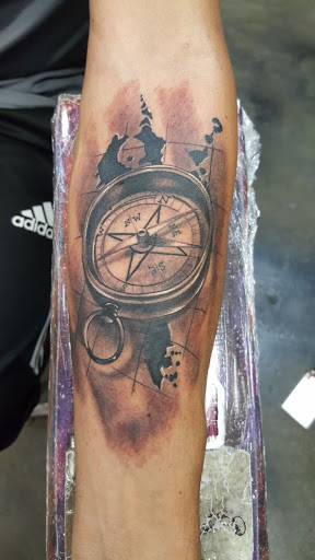 Explore castle tattoo ideas, creative tattoo ideas in Garden Grove, available at Dr. Tattoo Studio