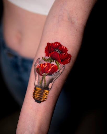 Explore tattoo ideas chest shoulder, creative tattoo ideas in Culver City, available at PW Gallery