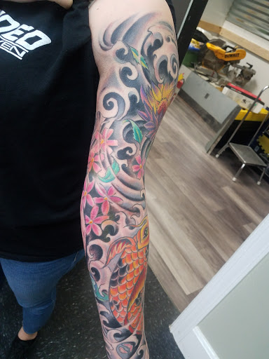 Explore neon genesis evangelion tattoo ideas, creative tattoo ideas in Carlisle, available at Visual Addiction Tattoos