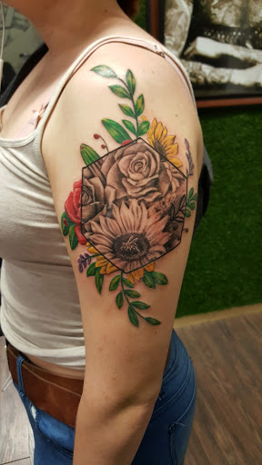 Explore aries tattoo idea, creative tattoo ideas in Fresno, available at Happy Client Tattoo