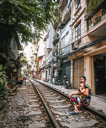 Chill outs on the beach in Hanoi