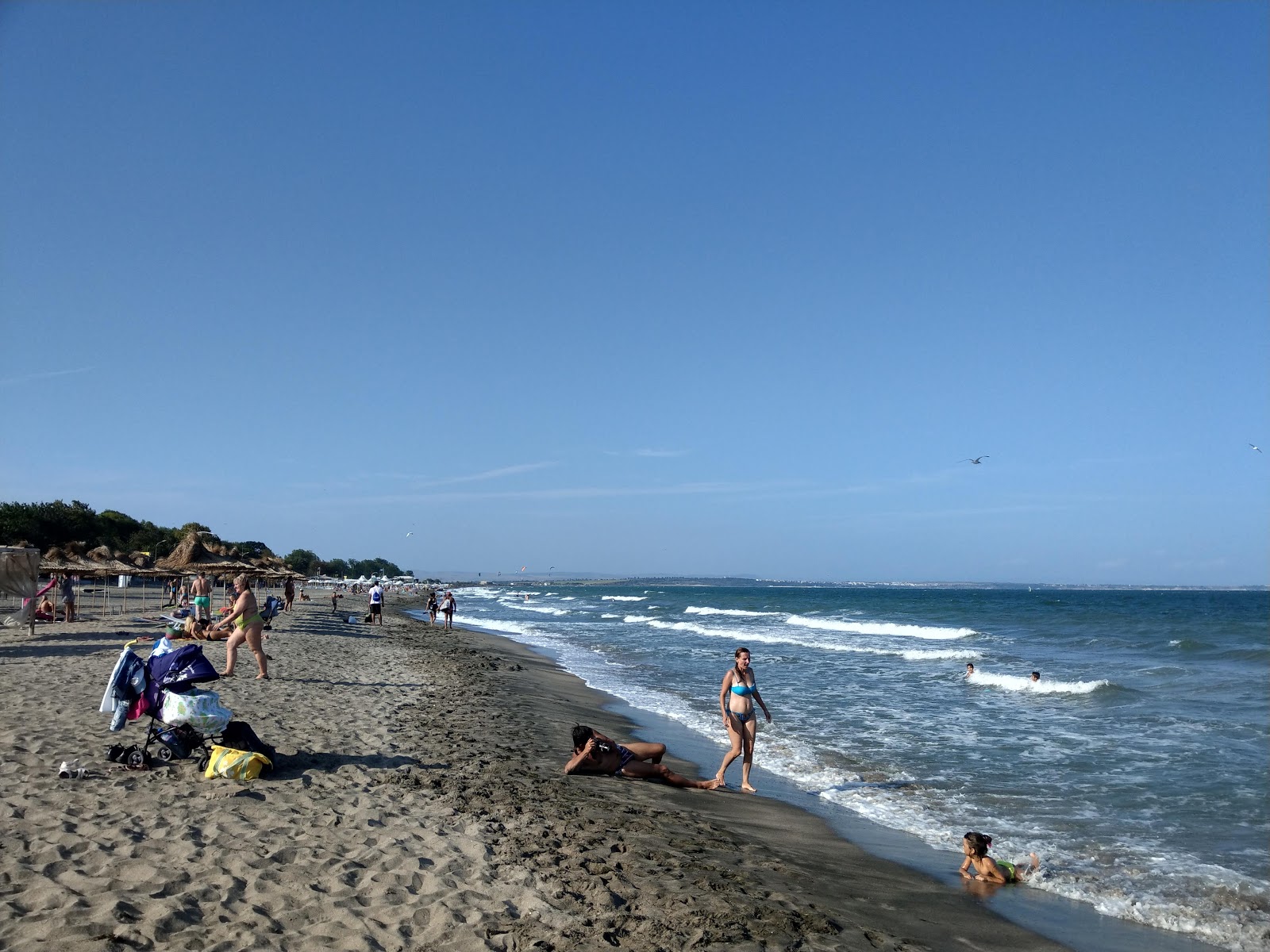 Foto di Burgas Central con una superficie del sabbia luminosa