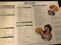 Restaurant asiatique MY LYN à Baden-Baden (le menu)