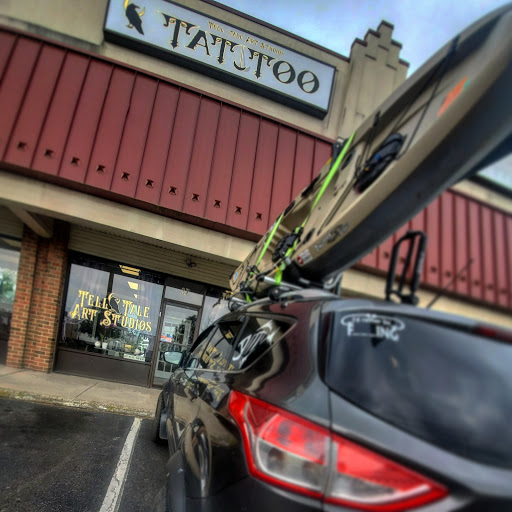 Explore grinch tattoo ideas, creative tattoo ideas in Quakertown, available at Tell-Tale Art Studios