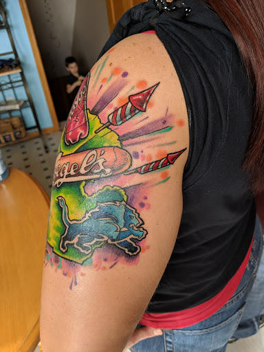 Explore flash art tattoo ideas, creative tattoo ideas in Midland, available at Black Ball Tattoo