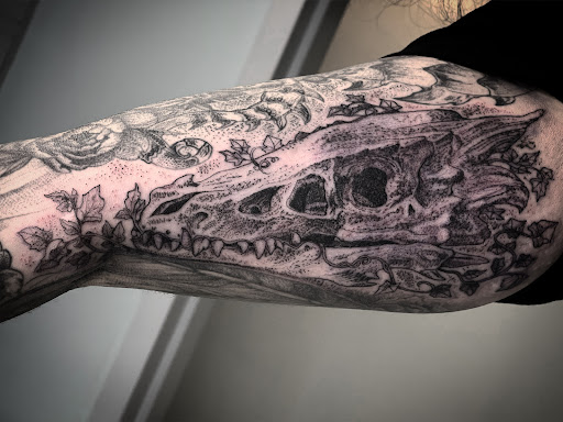 Explore wine tattoo ideas, creative tattoo ideas in New York, available at VICTORY TATTOO NYC
