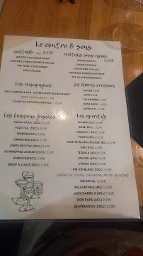 Carte du Restaurant Le Contre & Sens à Montbrison