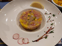 Steak tartare du Restaurant de spécialités à base de poisson-pêcheur Le D.C.P à saint gilles les bains - n°18