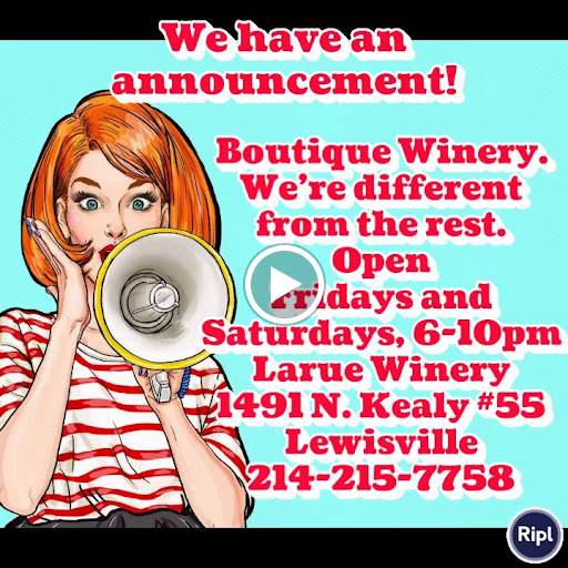 Winery «Larue Vineyards», reviews and photos, 1491 N Kealy Ave #55, Lewisville, TX 75057, USA