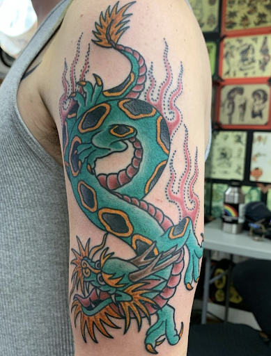 Explore female tattoos ideas, creative tattoo ideas in Honolulu, available at Aloha Tattoo Waikiki Hilton Hawaiian Village Rainbow Bazaar