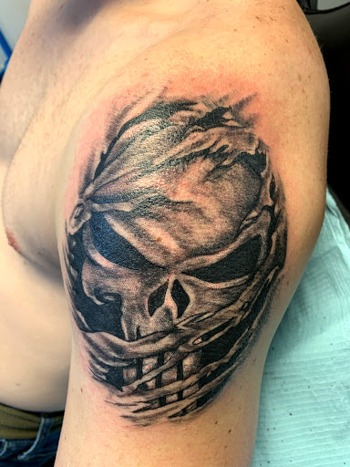 Explore daughter name tattoo ideas, creative tattoo ideas in Seymour, available at American Gypsy Tattoo Corp.