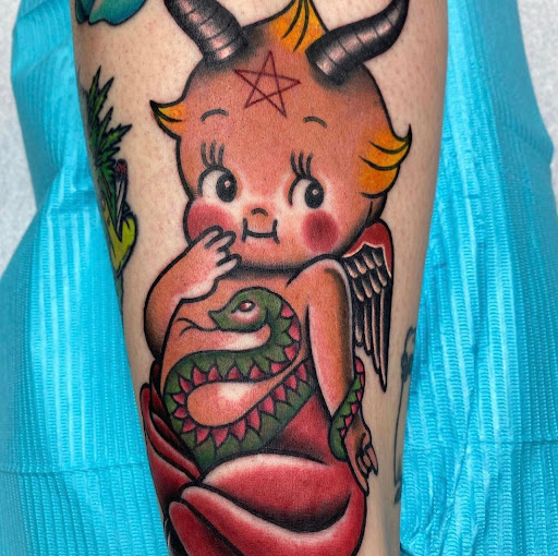 Explore badass tattoo ideas for guys, creative tattoo ideas in Hinesville, available at Dark Horse Art Studios