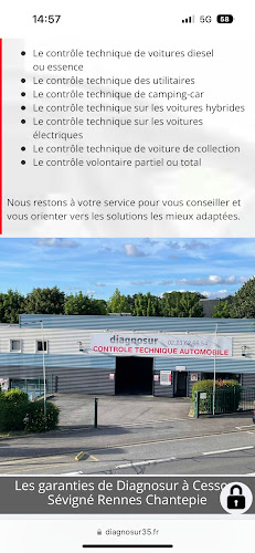 Centre de contrôle technique Contrôle Technique Cesson Sévigné Rennes - DIAGNOSUR Cesson-Sévigné