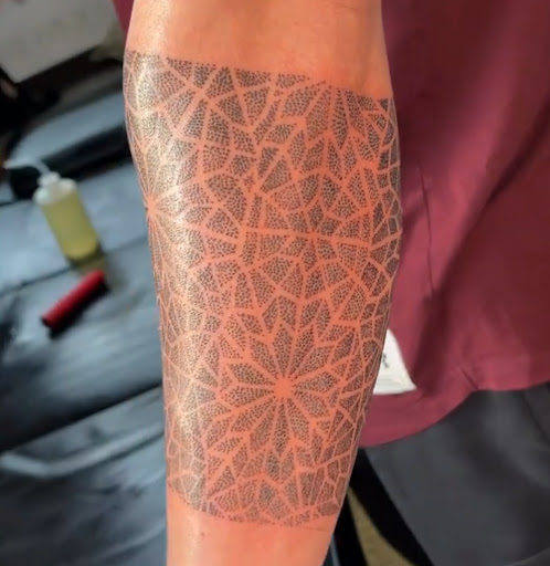 Explore women half sleeve tattoo ideas, creative tattoo ideas in Belgrade, available at The Loyal Sparrow Tattoo and Piercing