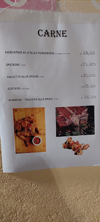 Menu / carte de Il Portico à Gerbola