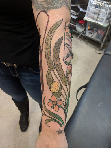 Explore cyberpunk 2077 tattoo ideas, creative tattoo ideas in Watertown, available at Bare Knuckle Tattoo