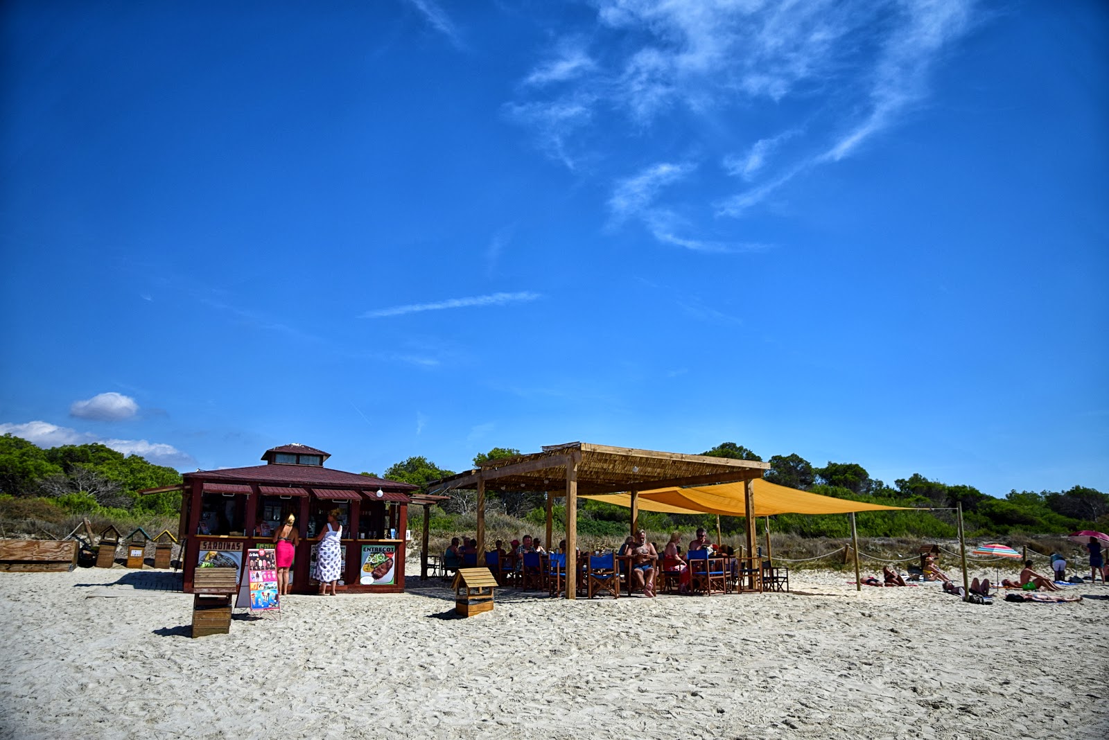 Dolc海滩的照片 便利设施区域