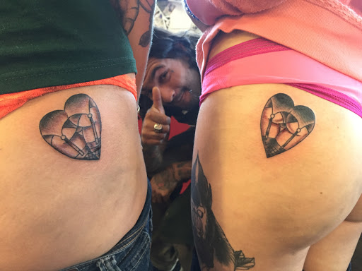 Explore back of the arm tattoo ideas, creative tattoo ideas in Reno, available at Aces Tattoo