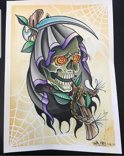 Explore ninja turtle tattoo ideas, creative tattoo ideas in Lewes, available at Ancient Art Tattoo & Piercing Studio