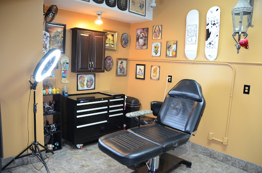 Explore portrait sleeve tattoo ideas, creative tattoo ideas in Charleston, available at Poor Boys Tattoo, LLC