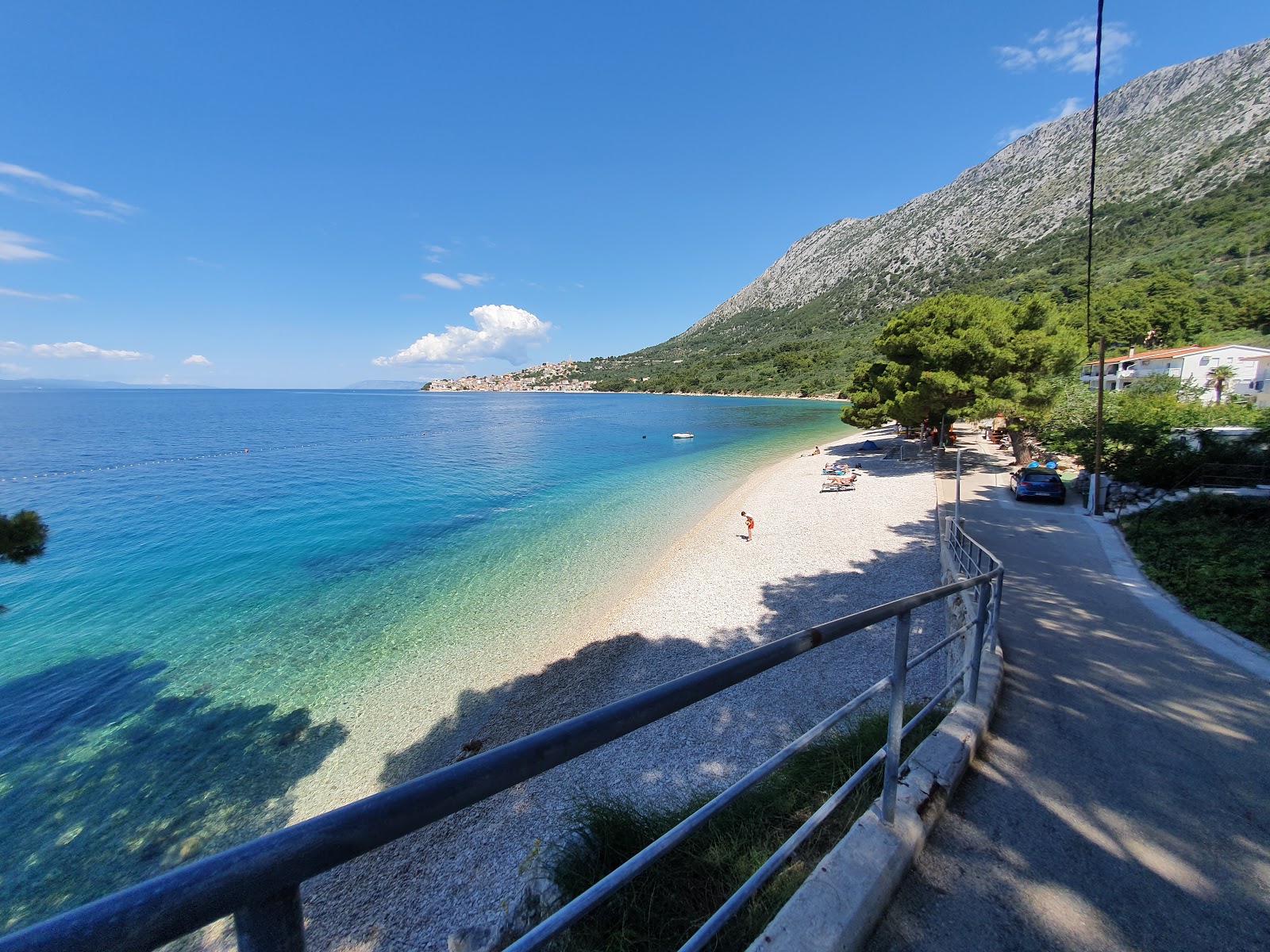 Photo of Porat beach with turquoise pure water surface