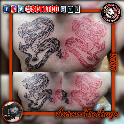 Explore black goddess tattoo ideas, creative tattoo ideas in Fayetteville, available at Southern Customs Tattoo Company