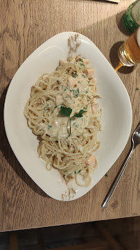 Pâtes à la carbonara du Restaurant italien Vapiano Paris Champs Elysées Pasta Pizza Bar - n°9