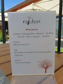 Menu du Restaurant éphémère Golf Estolosa à Drémil-Lafage