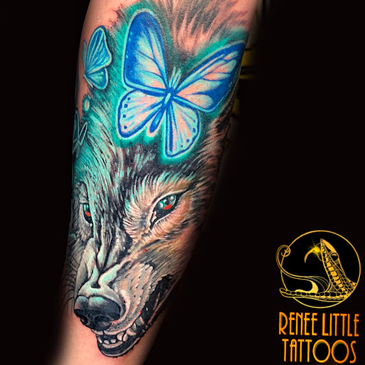 Explore mythical tattoo ideas, creative tattoo ideas in Oklahoma City, available at Gold Fang Gallery