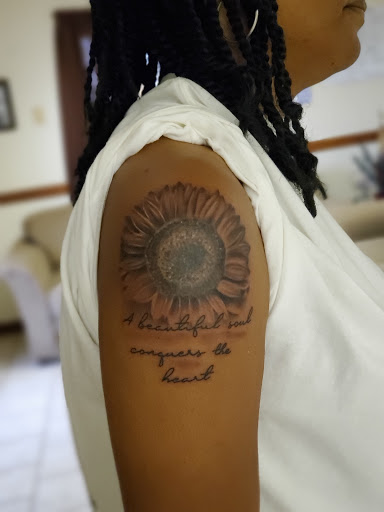 Explore party tattoo ideas, creative tattoo ideas in Stamford, available at KE Tattoo Studio