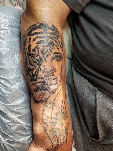 Explore faith based tattoo ideas, creative tattoo ideas in Davis, available at SIX GUN SOUND TATTOO