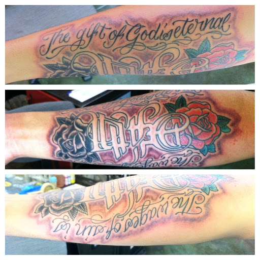 Explore blackwork tattoo ideas, creative tattoo ideas in Reno, available at Aces Tattoo