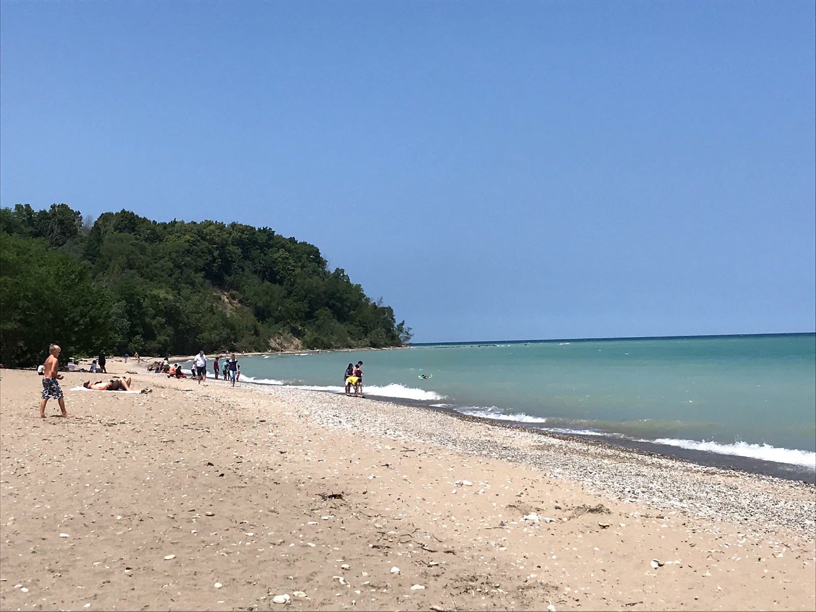 Grant Park Beach的照片 带有碧绿色纯水表面