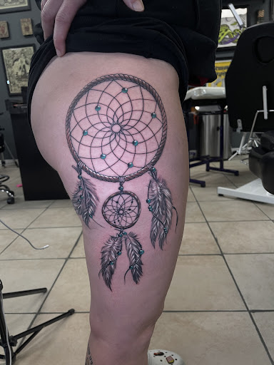 Explore music tattoo ideas sleeve, creative tattoo ideas in Henrico, available at West End Tattoo & Piercing