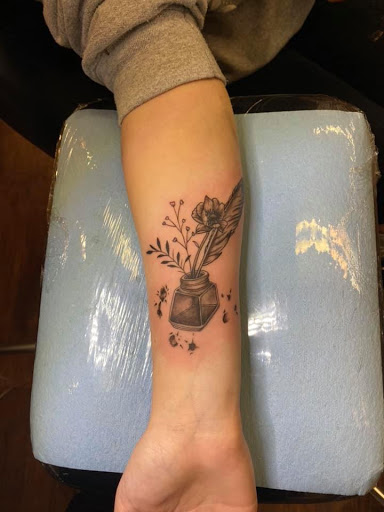 Explore mens quote tattoo ideas, creative tattoo ideas in Tacoma, available at Garfield Street Tattoo Co