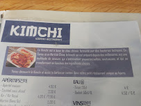 Carte du Kimchi à Le Havre