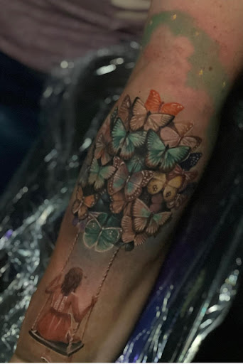 Explore mechanic tattoo ideas, creative tattoo ideas in Fort Wayne, available at Grade A Tattoos and Body Piercing