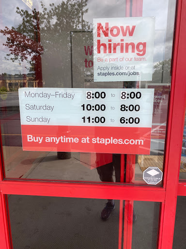 Office Supply Store «Staples», reviews and photos, 210 Harmon Creek Rd, Kernersville, NC 27284, USA