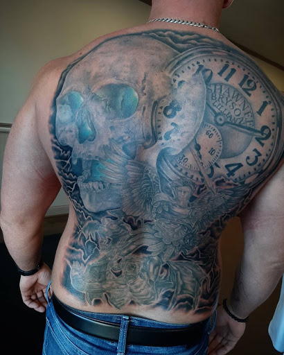 Explore regret tattoo ideas, creative tattoo ideas in Lakeview, available at Backwoods Tattoo Studio