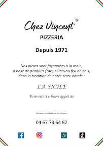 Restaurant Chez Vincent à Montpellier - menu / carte